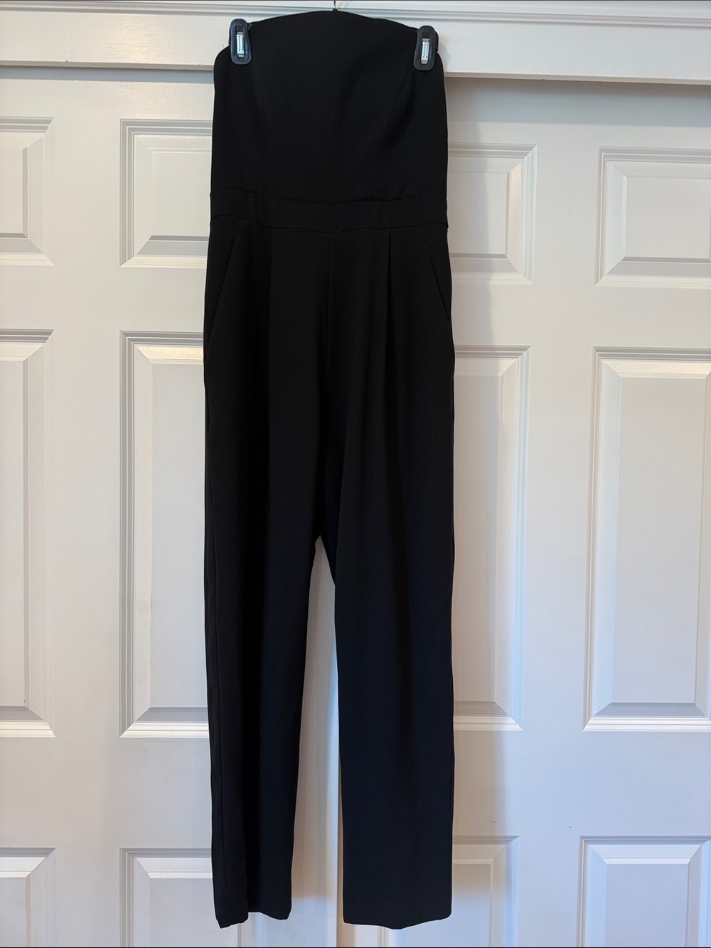 Jill Stuart Strapless Black Jumpsuit - Sleek Women's Jumpsuit